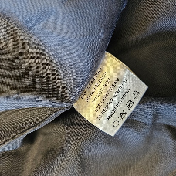 Azazie Navy Blue Bridesmaid Mother Of The Bride Short Dress Lace Size A2(S-M)‎ - Picture 9 of 11